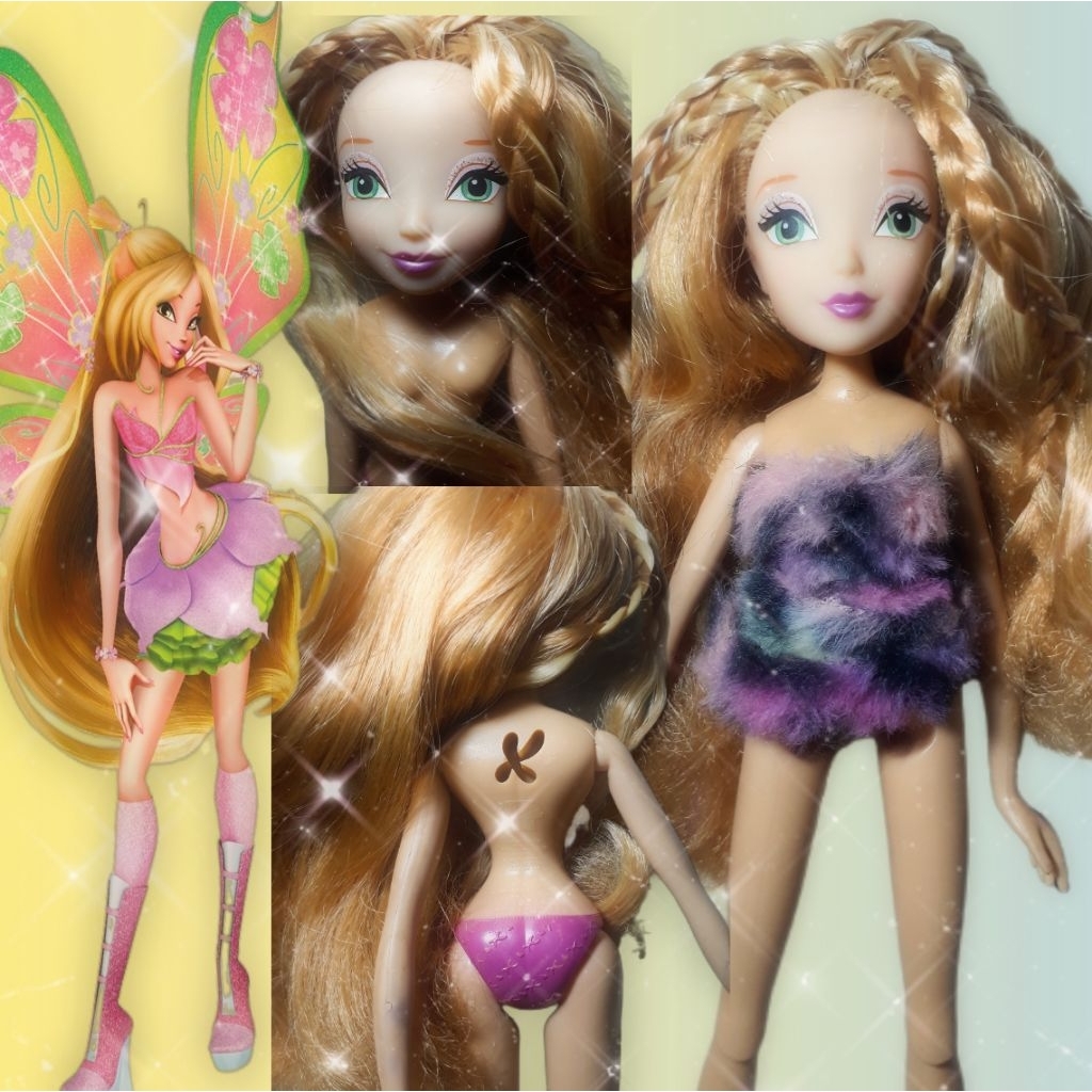 pl boneka Flora dari seri Winx Club versi Believix keluaran JAKKS Pacific.