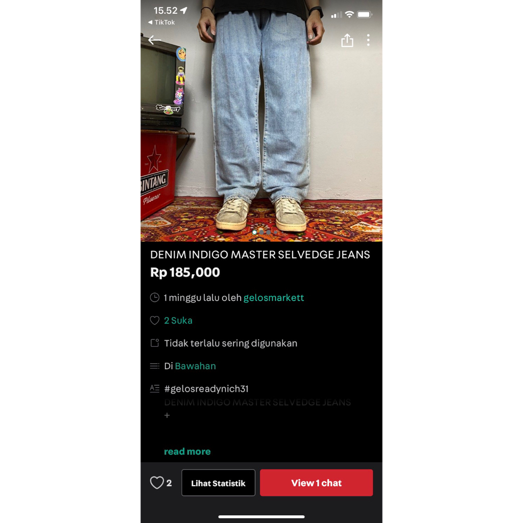 DENIM INDIGO MASTER JEANS