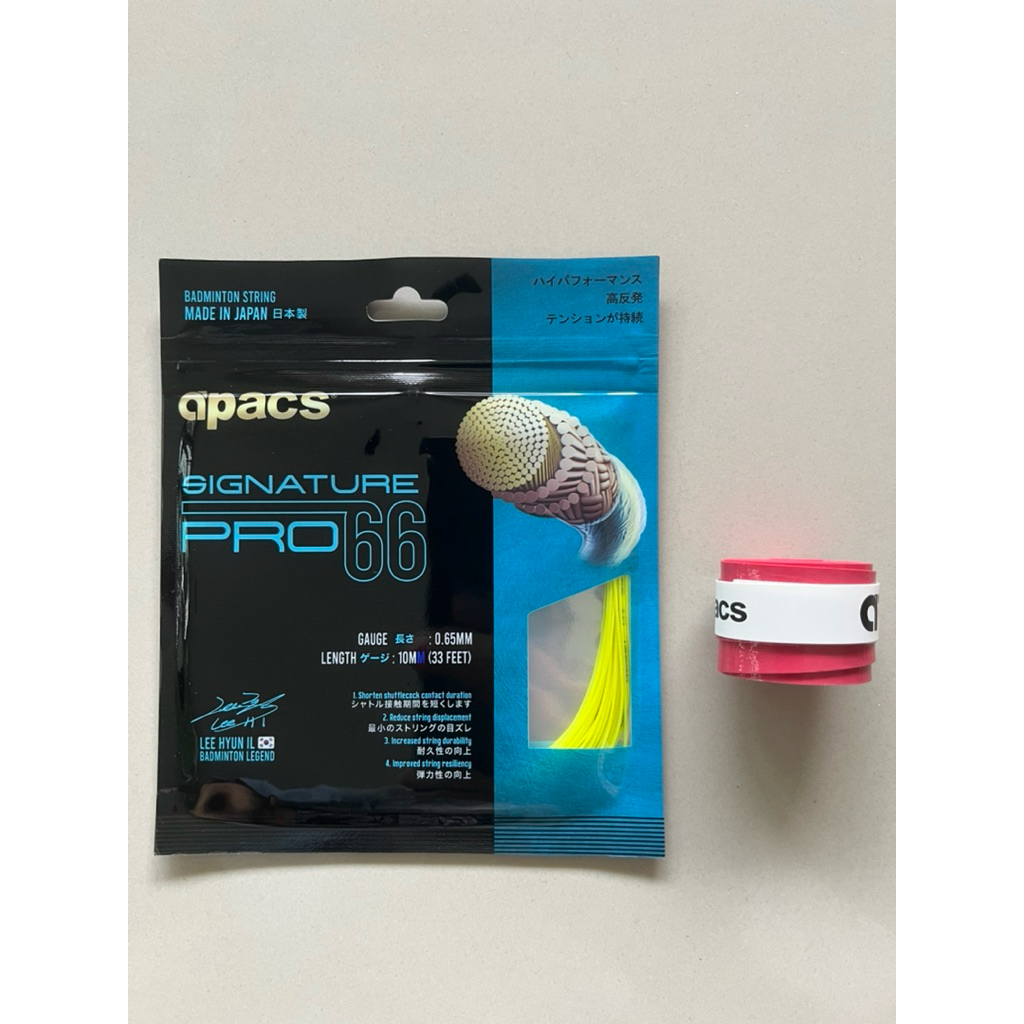 Senar & Grip Karet Badminton Apacs