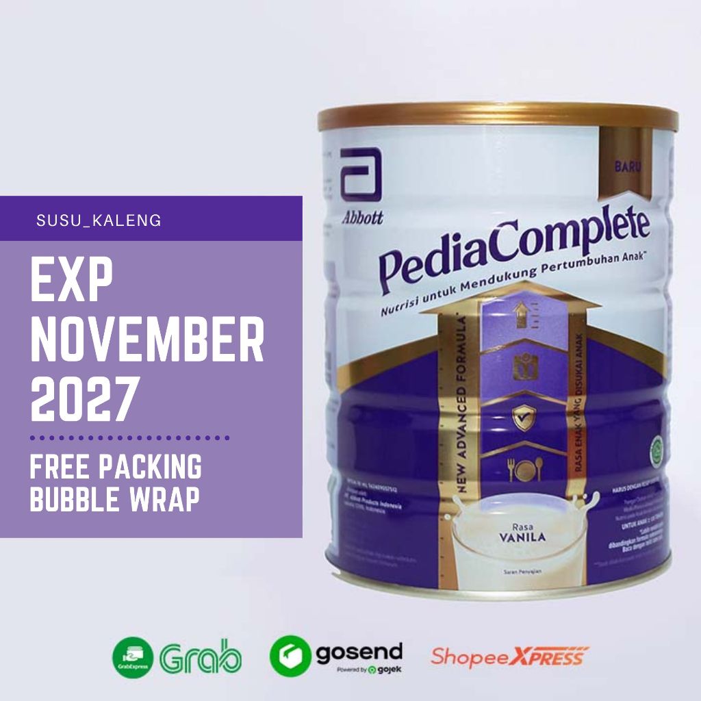 Pediasure Complete Pediacomplete Vanilla 800 gr | Exp November 2027 | Grab&Gojek