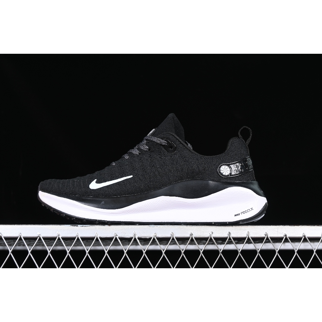 SIZE 40.5 (40,5) READY STOCK - Nike ReactX Infinity Run (RN) 4 Black White (Sepatu Lari / Running Sh