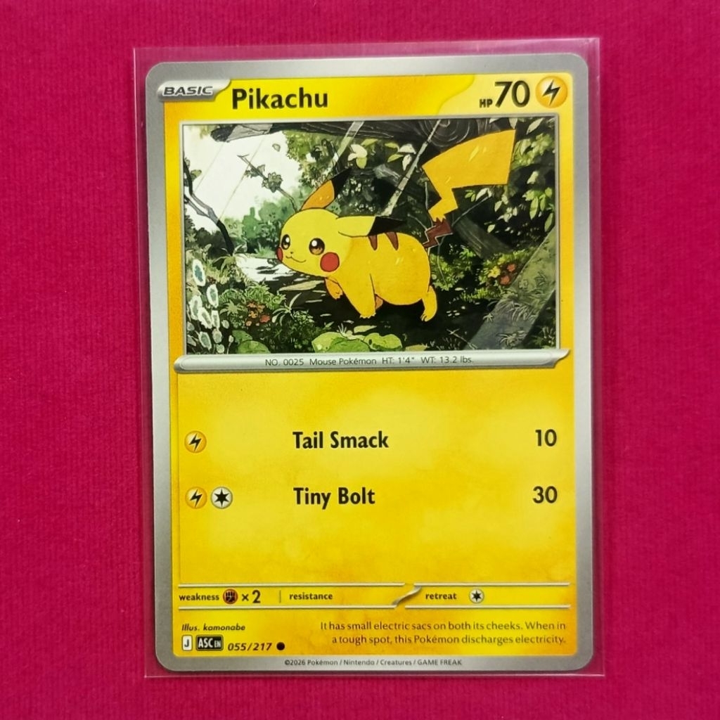 kartu pikachu english original