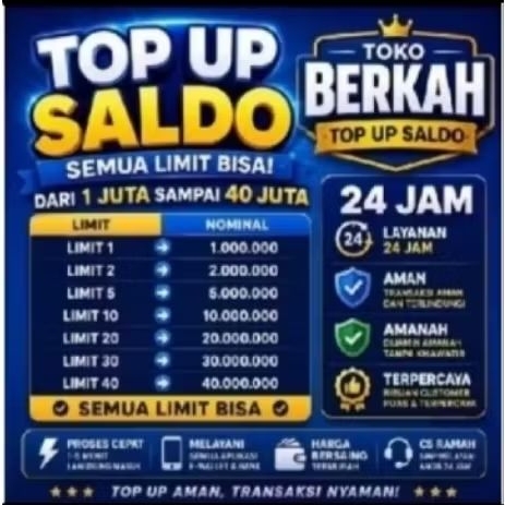 TERPERCAYA TOP SALDO UP KREDIVO SALDO/PULSA ALL OPERATOR 500K-30JT TERMURAH Pulsa xl indosat A4