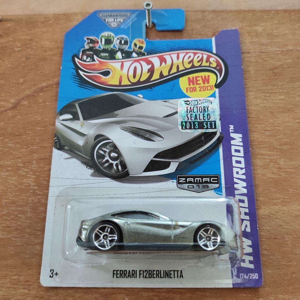 Hot Wheels Ferrari F12 Berlinetta (Factory Sealed | Zamac) - Grey
