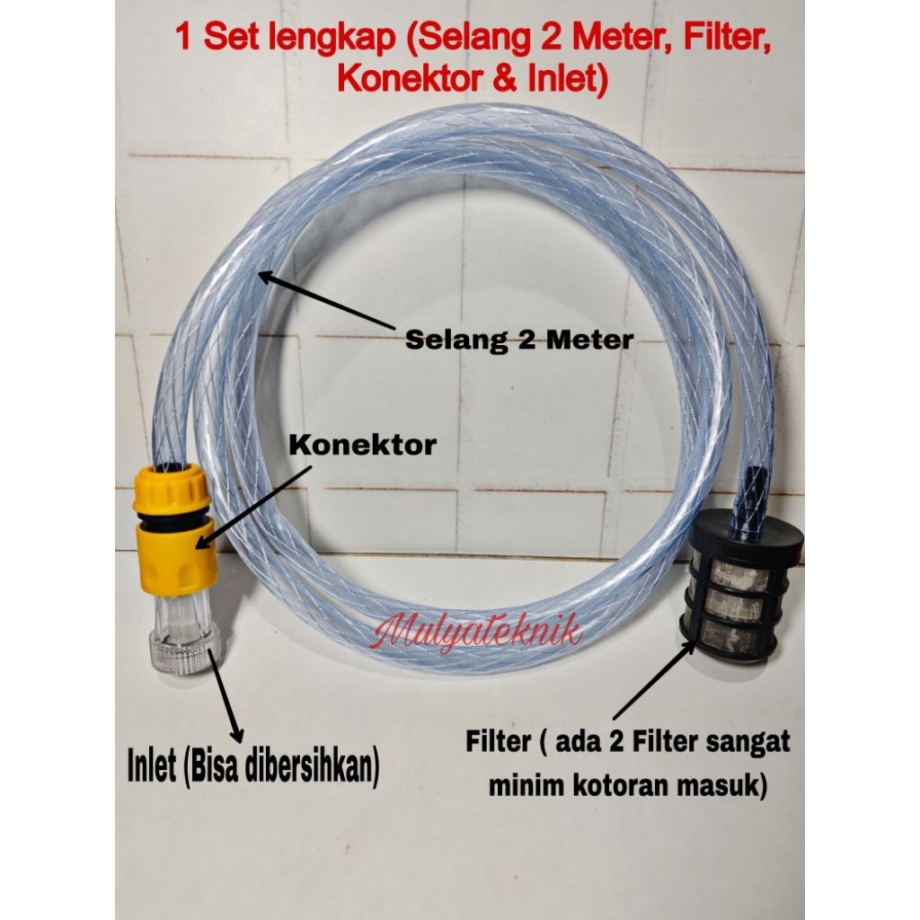 Filter jet cleaner selang jet cleaner inlet jet cleaner konektor quick release mesin steam