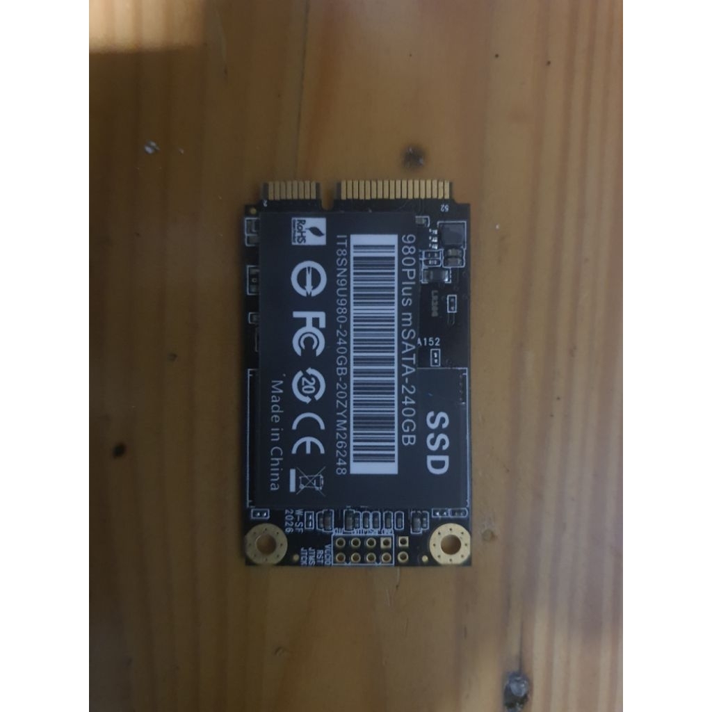 mSATA SSD 240gb Samsung 980 plus