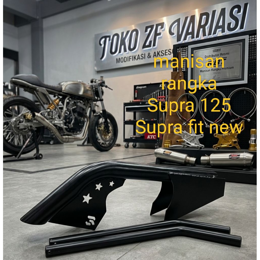 manisan rangka Honda Supra 125 Supra fit new RBT GTX GTR MOTOR BEBEK RAKITAN TRAIL KUALITAS PREMIUM