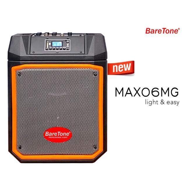 [ Portable 6 inchi ] Speaker Aktif Portable Baretone Wireless Meeting MAX06MG MAX 06MG Original 6in 