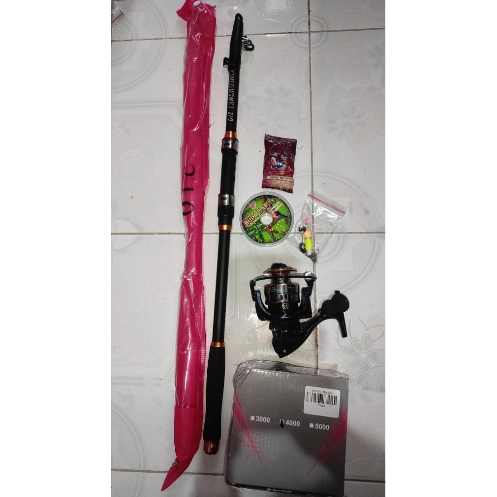 pancing set laut reel 4000
