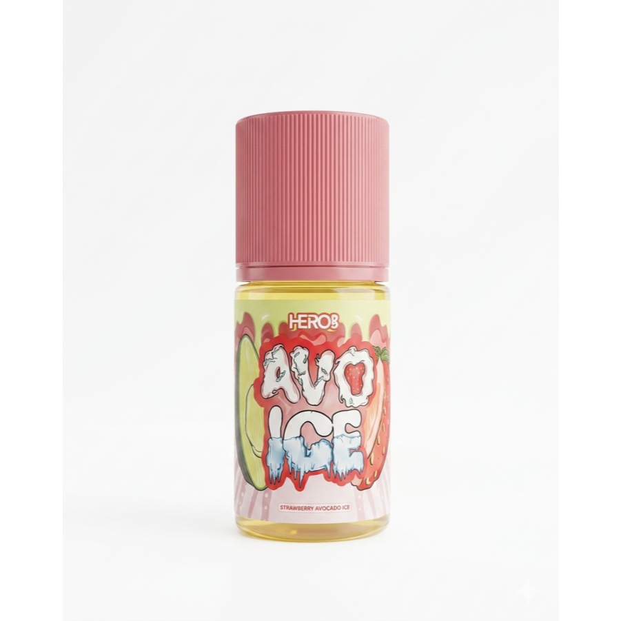 Avo Ice V2 Strawberry Avocado Saltnic 30ml Authentic By Hero57