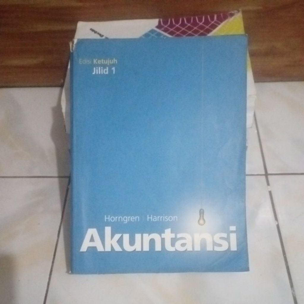 original bekas; Akuntansi oleh Horngren Harrison jilid 1 edisi 7 Erlangga