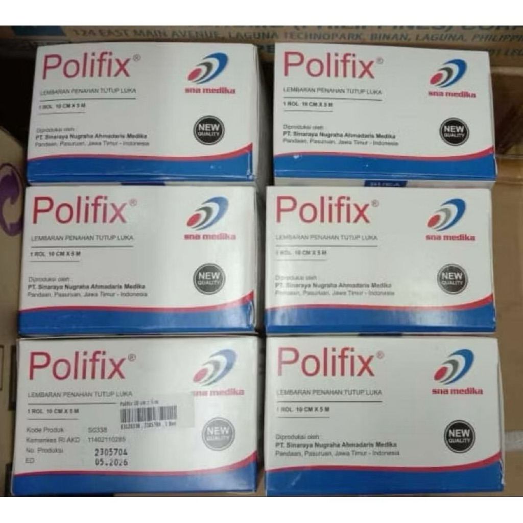 Polifix 10 Cm X 5 M Plester Luka Jahitan Besar