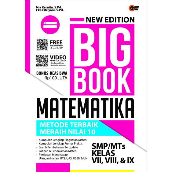 Big Book Matematika SMP MTS Kelas 7 8 9 - SMP VII VIII IX 1