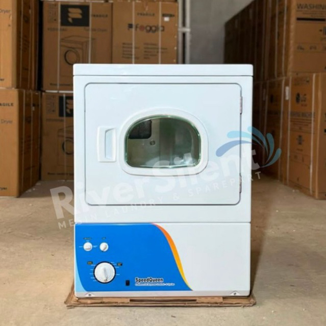mesin pengering gas speed queen 15 kg | mesin laundry panel bawah