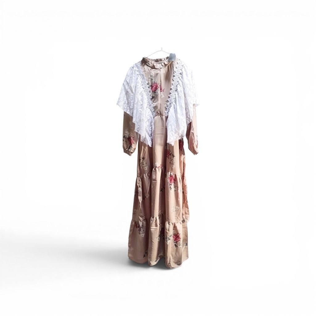 GAMIS MEIJIEWANG MIX BRUKAT GAMIS MEWAH