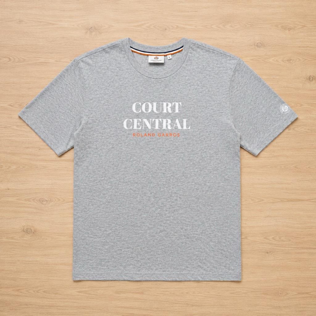 Kaos Roland Garros Tshirt Grey Original