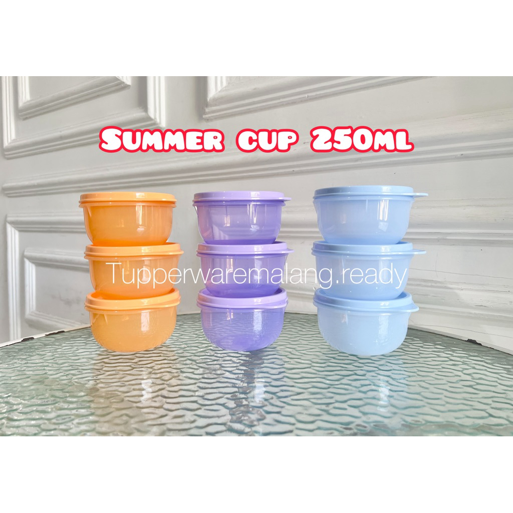 [PROMO] SUMMER CUP / KIDDIE SET TUPPERWARE/ WADAH MPASI  SMALL BOWL/ MANGKUK KECIL/ TEMPAT SNACK ANA