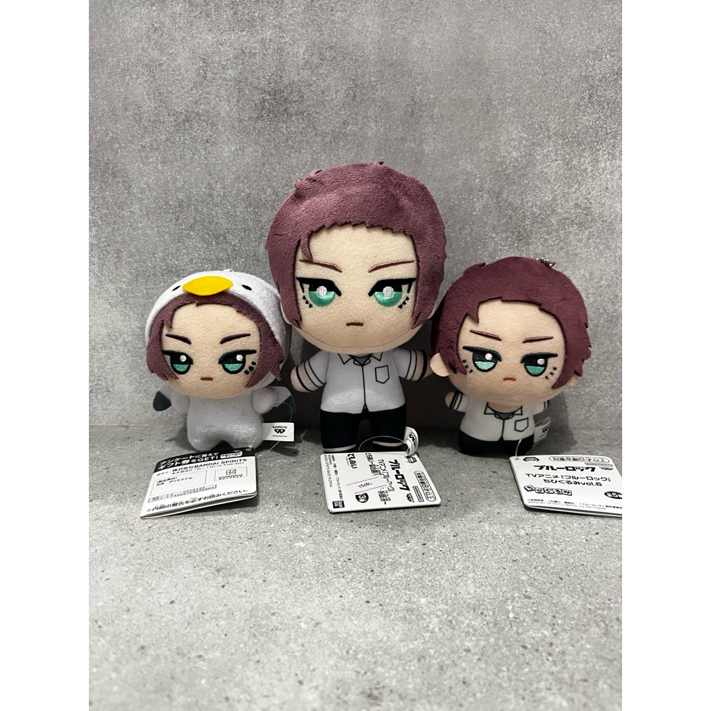 [BLUE LOCK] READY STOCK OFFICIAL Boneka Keychain Anizukin Seishiro Nagi Isagi Rin Itoshi Chigiri Kun