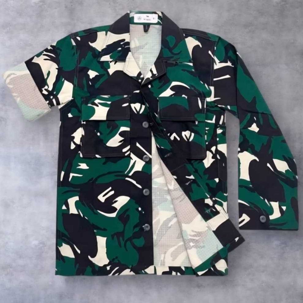 Setelan Baju PDL TNI Bahan Velbed Premium Loreng Malvinas/PDL Tempur TNI AD/PDL