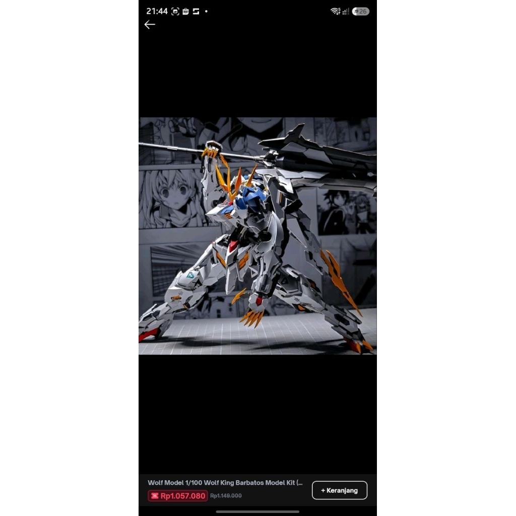 Wolf Tech Barbatos Lupus Rex 1/100