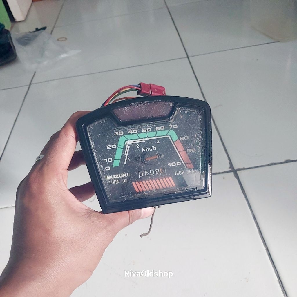 SPIDOMETER ORIGINAL COPOTAN SUZUKI FR 80 CDI KHUSUS FR80 CDI KONDISI SEPERTI FOTO