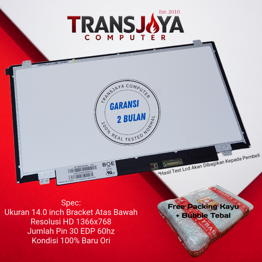 Layar LED LCD Laptop ASUS VIVOBOOK S410 S410U S410UA S410UF S410UQ S410UN Small Frame