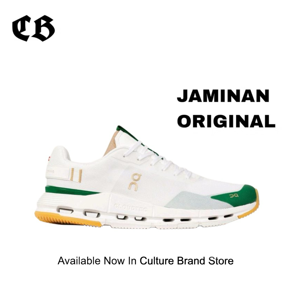On Cloudnova Dorm 2X Revolve & Fwrd Men Sneakers Shoes In White/Green