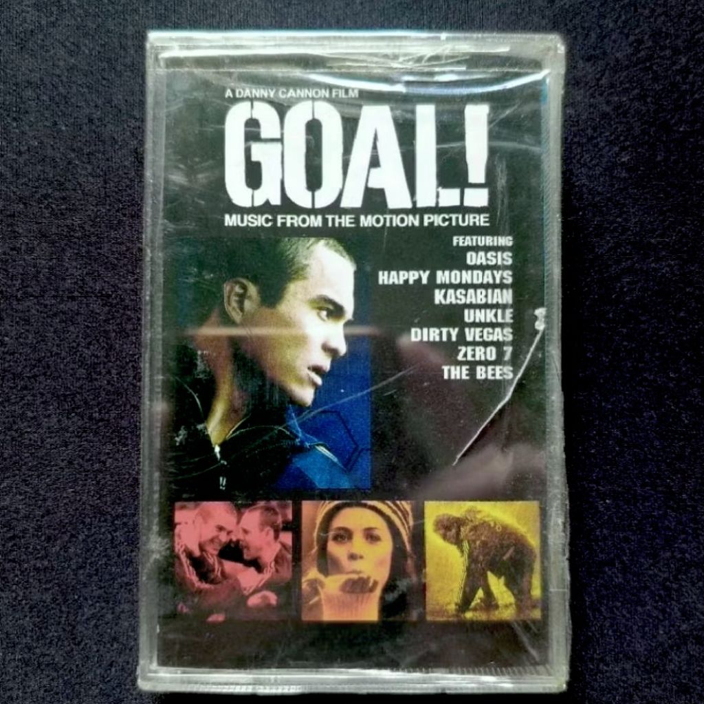 Kaset V/A (Oasis, Happy Mondays, Kasabian, etc) - OST Goal (Sealed)