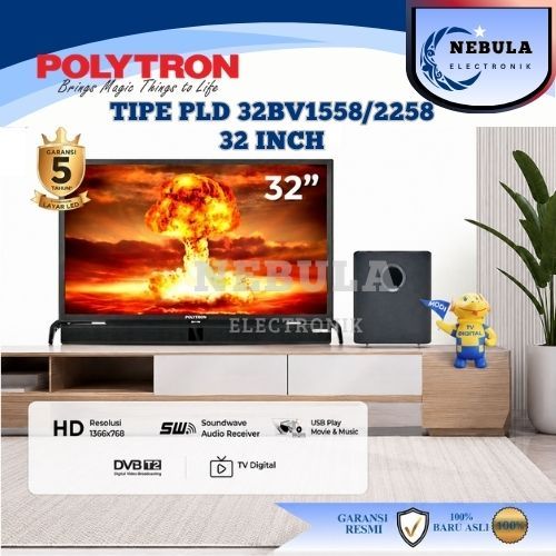 DIGITAL TV 32 INCH POLYTRON SOUND BAR/DIGITAL TV POLYTRON 32 INCH SOUND BAR