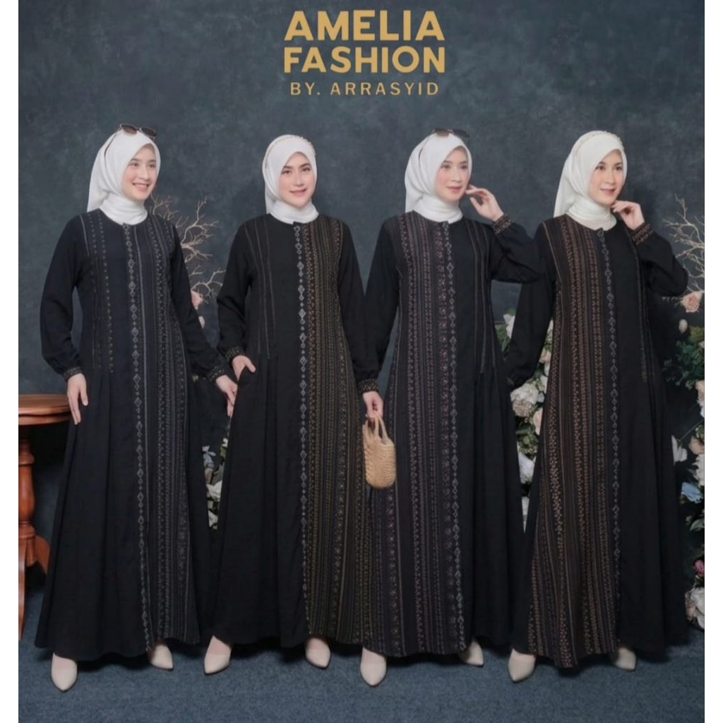 GAMIS JETBLACK MIX SWAROSKY AMELIA FASHION