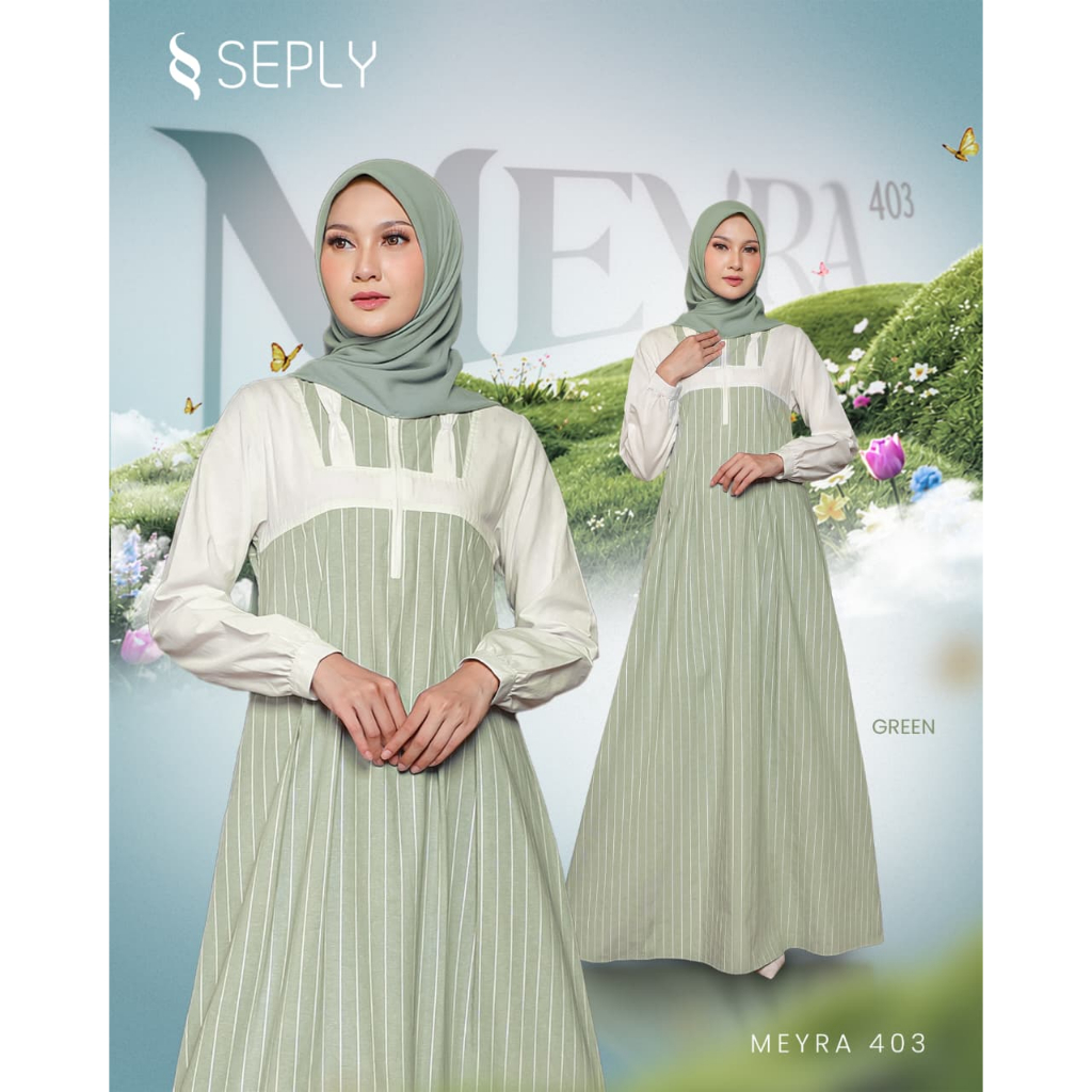 BAJU GAMIS SEPLY MEYRA 403 / GAMIS DAILY SEPLY / GAMIS SEPLY TERBARU 2026