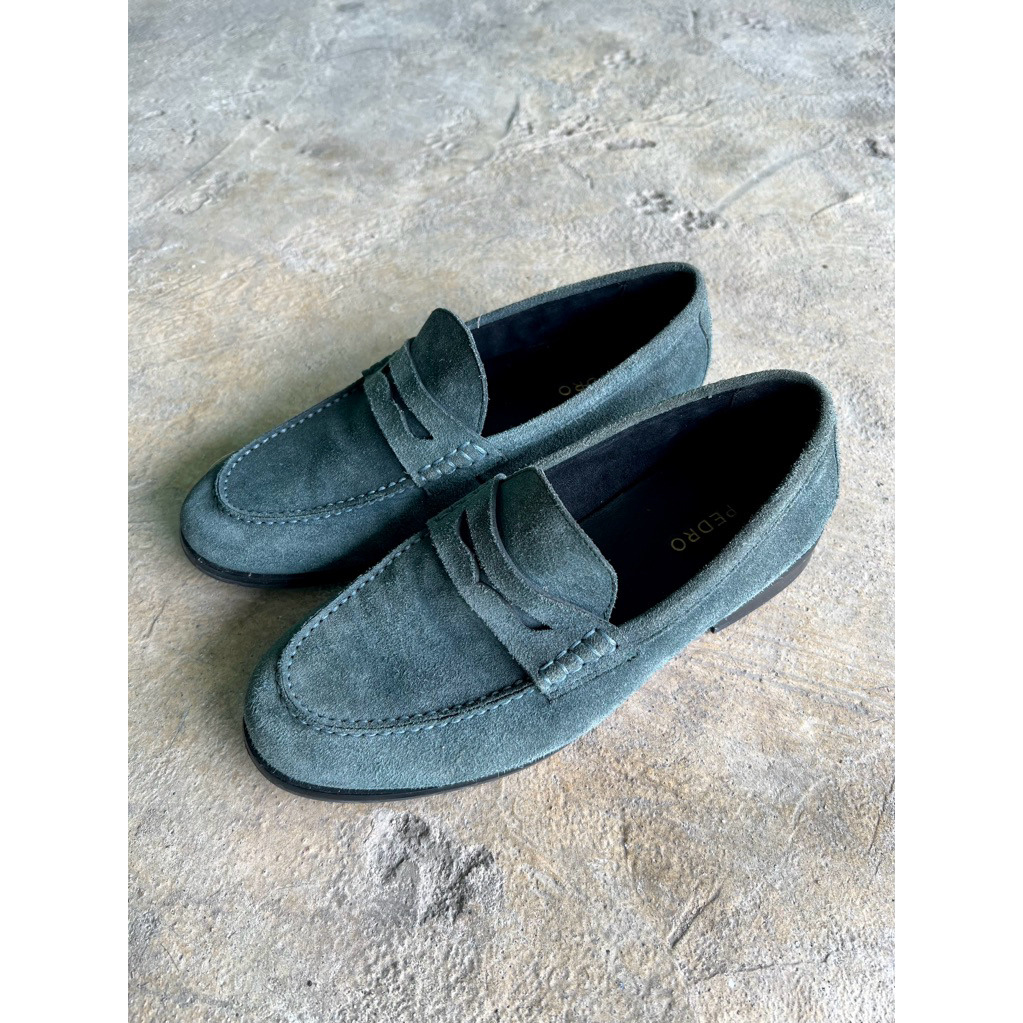 Pedro Penny Loafers Suede