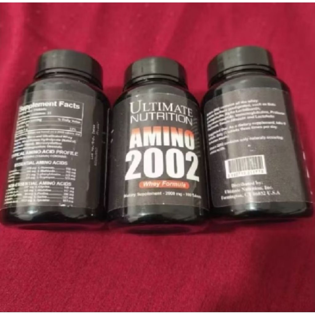 Amino 2002 Suplemen membatu menjaga kesehatan badan dan otot