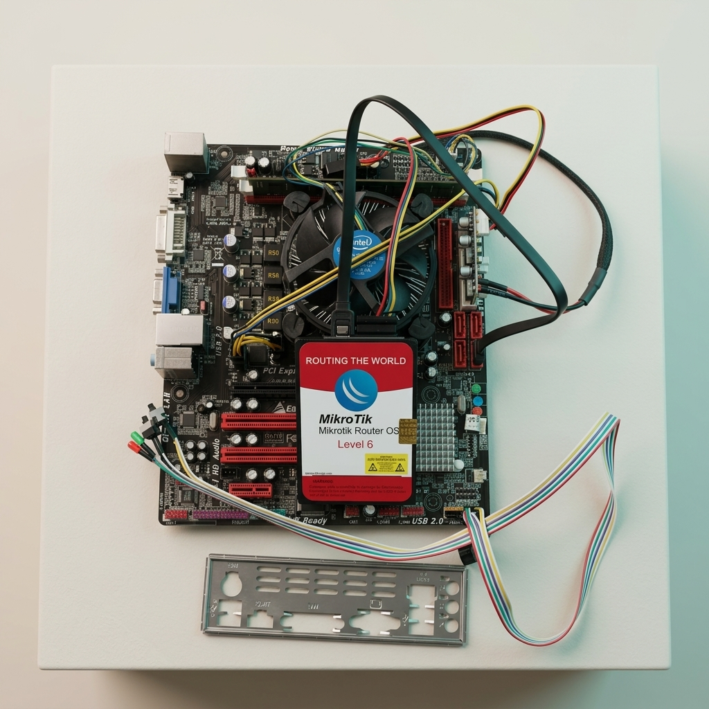 MIKROTIK X86 motherboard pc full set