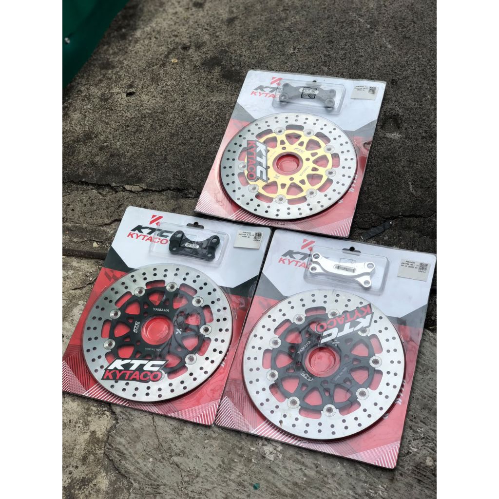 disk silver racing ktc old piringan floating cakram yamaha bebek matic lubang 4 ktc kytaco