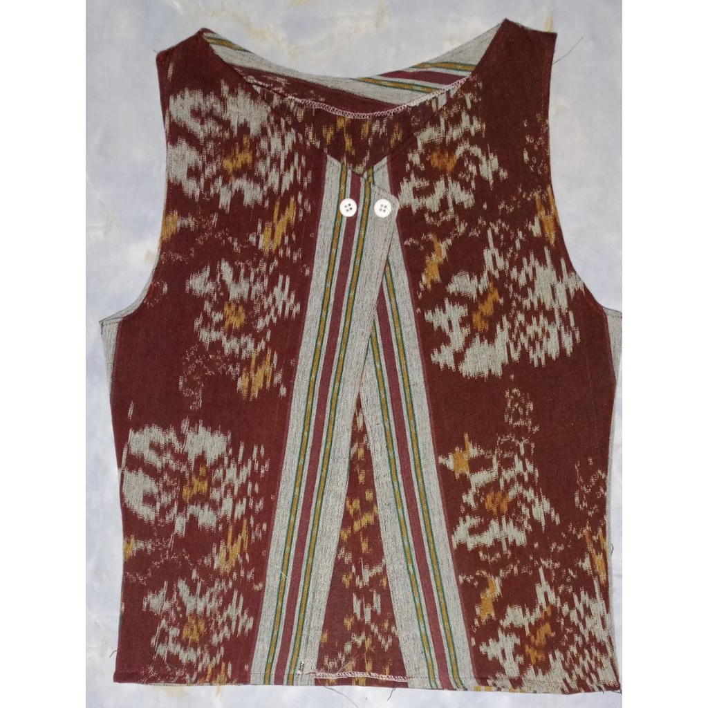 outer batik vest batik outer tenun vest tenun