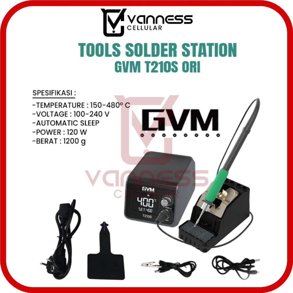 SOLDER STATION GVM T210S / GVM T12-XS