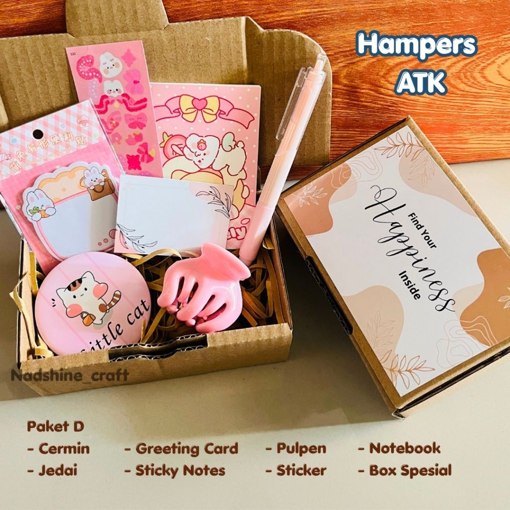 Hampers ATK Alat tulis kantor Paket D/ Gift hadiah kado ATK