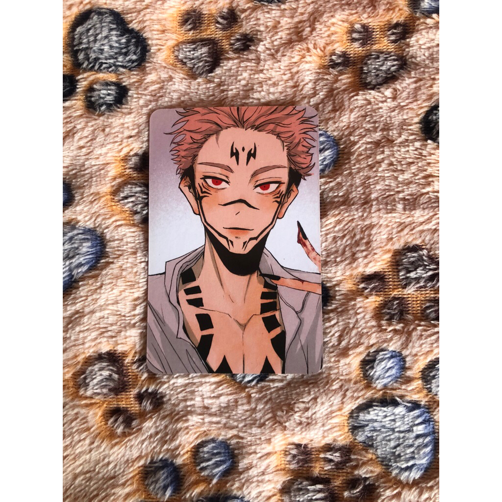 FANMERCH PHOTOCARD JUJUTSU KAISEN JJK RYOMEN SUKUNA