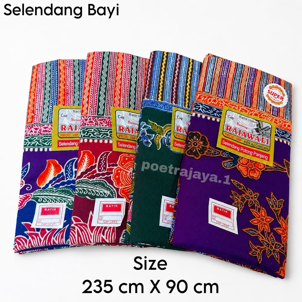 Kain Jarik Gendongan Bayi Batik Halus Panjang 230 cm Lebar 90 cm