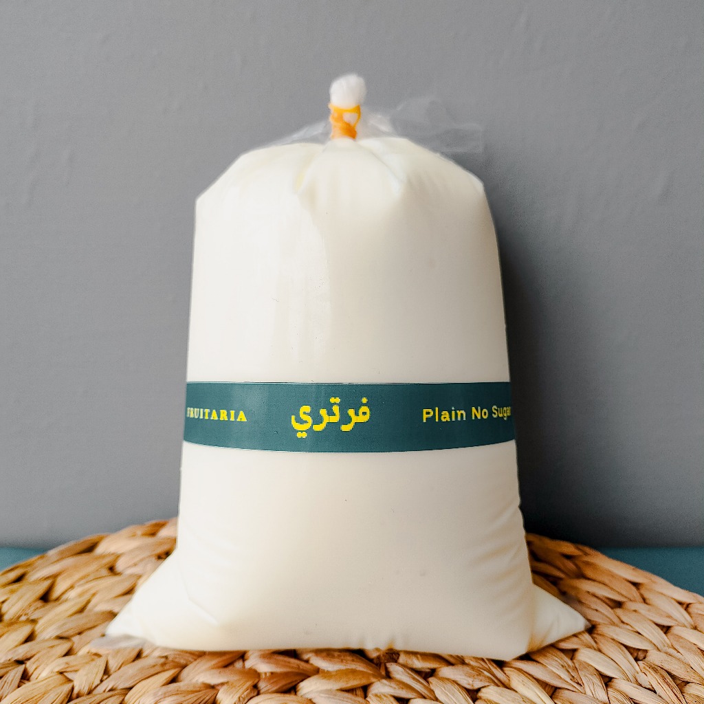 1 Liter Plastik Yogurt Plain Tanpa Pemanis Kental dan Halal | Grosir Yogurt Plain Cimahi Area Instan