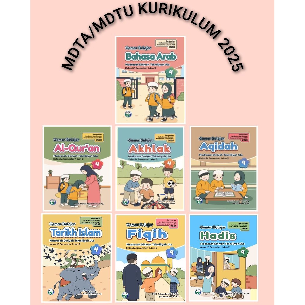 BUKU PAKET MDTA/MDTU KELAS 4 KURIKULUM 2025 - VERSI 6 TAHUN