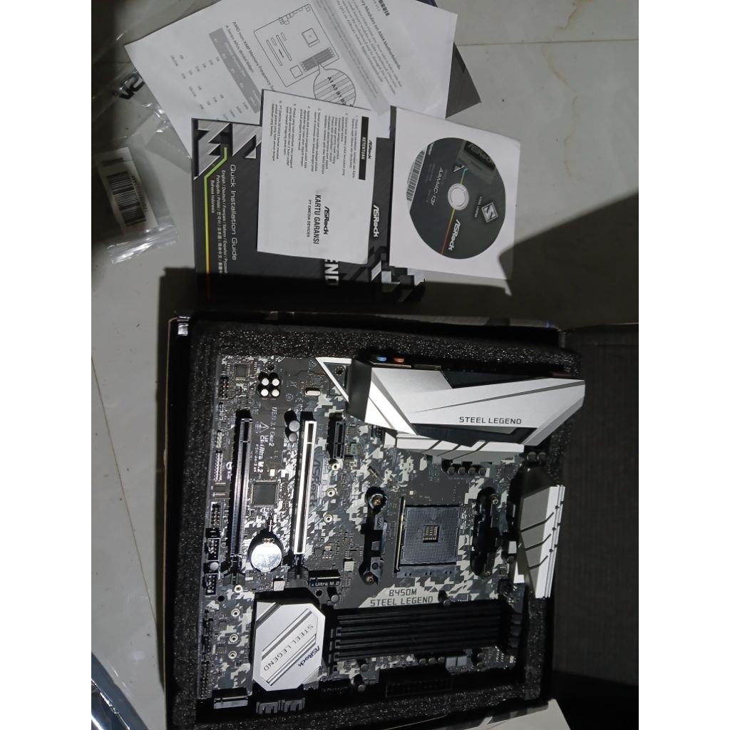 motherboard asrock b450m steel legend