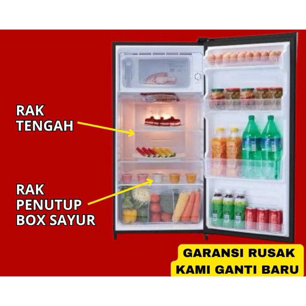 Rak Kulkas Sharp 1 Pintu Rak Kulkas Sharp Rak Tutup Box Sayur Kulkas Sharp 1 Pintu - Tatakan Tutup B