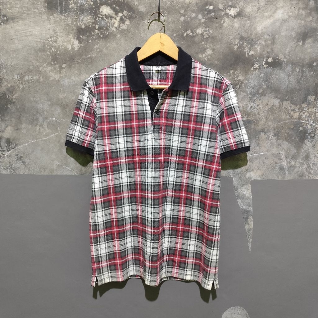 Poloshirt Uniqlo Tartan