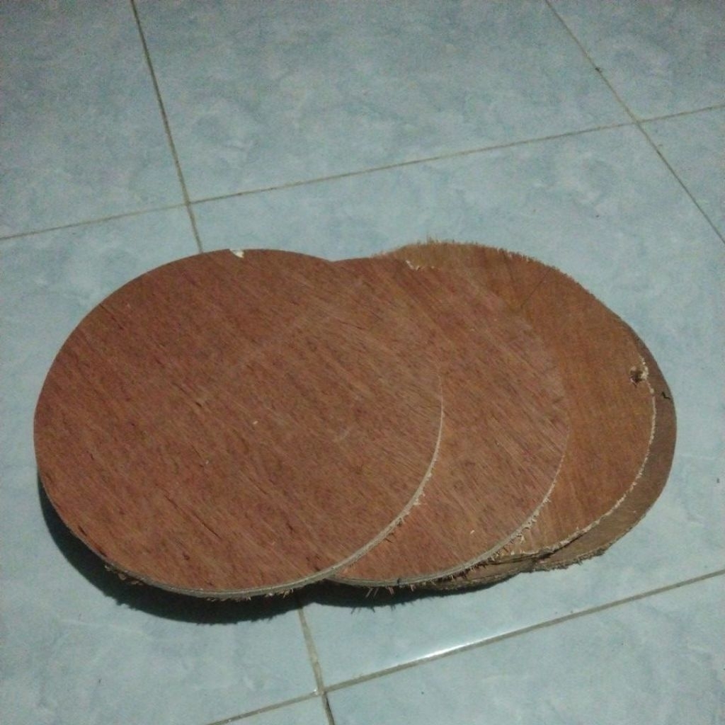 Potongan Triplek Bulat Tebal 12mm dan 18mm