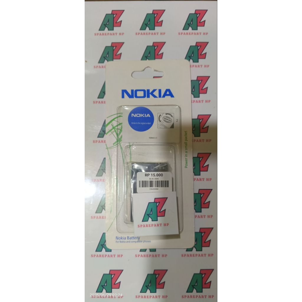 BATERAI NOKIA BL5C / BATRAI NOKIA BL-5C