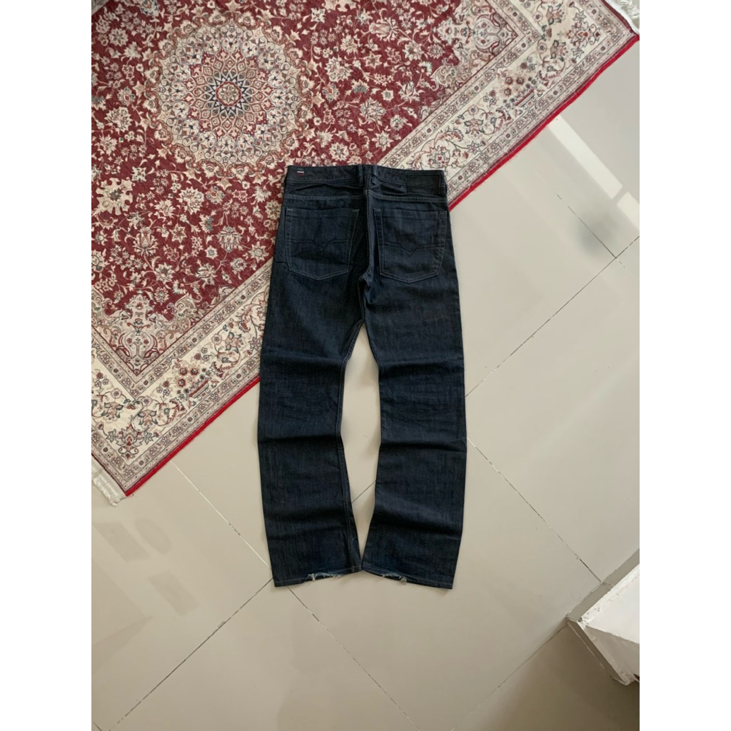 Diesel Industry Zatiny Reguler Bootcut Black Coated Jeans