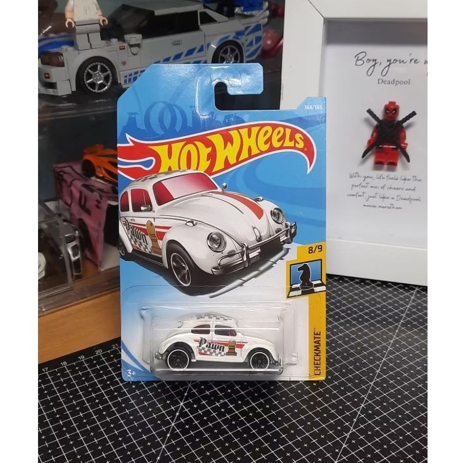 Hot Wheels Volkswagen Beetle Putih (CRACK)
