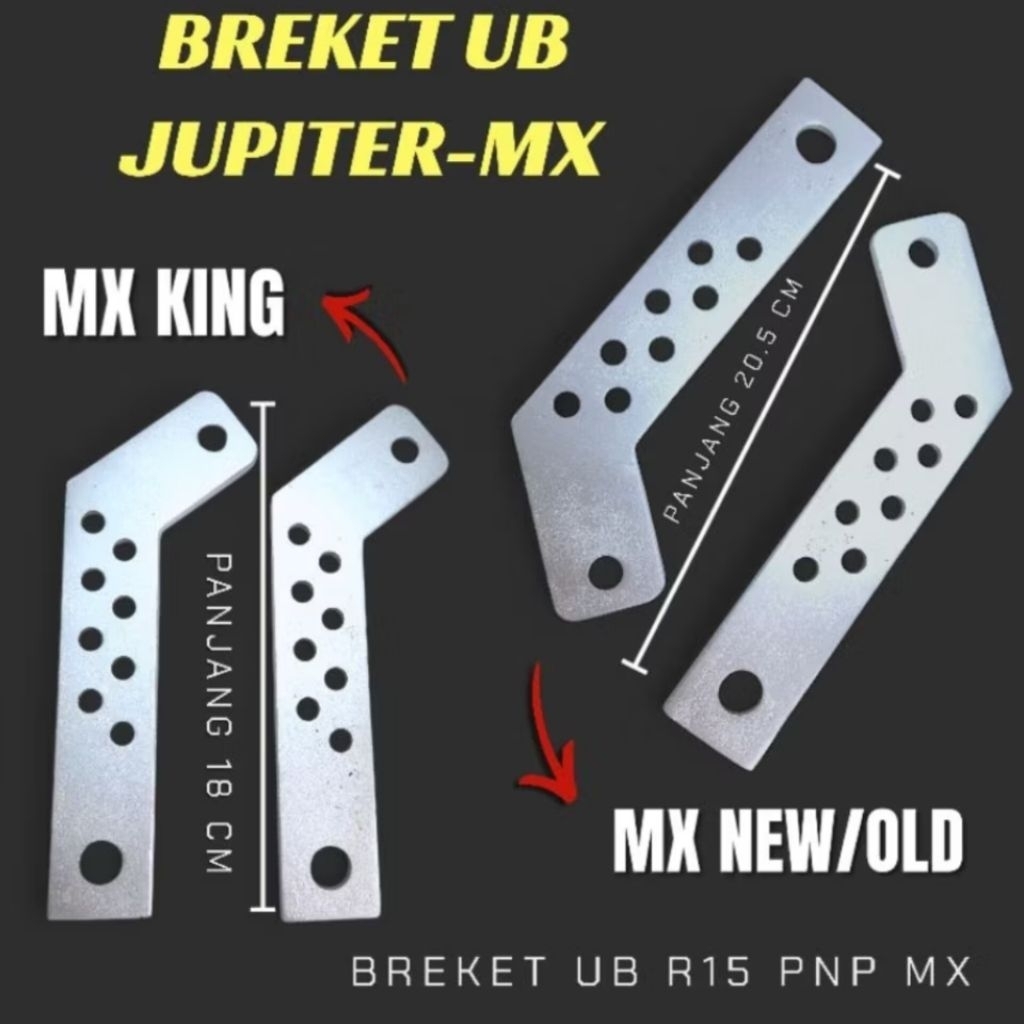 Breket UB jupiter mx new,old&king
